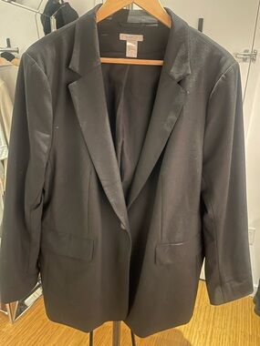 H&M Black Single-Button Women's Blazer